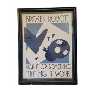 Framed "Broken Robot?" Print